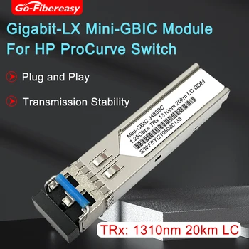 1,25 G SFP Transiiver SMF 1310nm LC 10~20KM SFP Fiber Optiline Moodul HP J4859A/J4859B/J4859C,Aruba J4859D Switch ja Ruuter