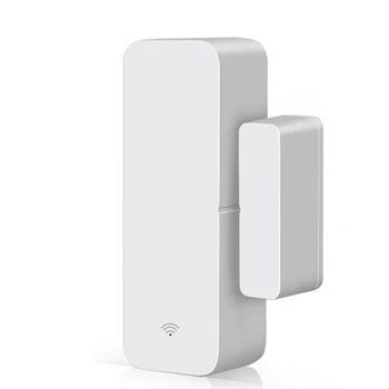 1 TK Tuya Wifi Ukse Magnet Smart Akna Andur Ukse Uks Detektor Smart Home Alarm Süsteem Valge Alexa Google Assistent