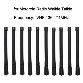 10tk 17cm VHF 136-174 MHz Antenni Motorola Raadiod GP88 GP88S GP328 GP338 GP338 GP140 HT750 CP200 HT1250 EP450 Tilk Laevandus