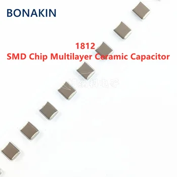 10tk 1812 820NF 0.82 UF 824M 250V 500V 630V ±20% X7R SMD Chip Mitmekihiliste Keraamiliste Kondensaatorite