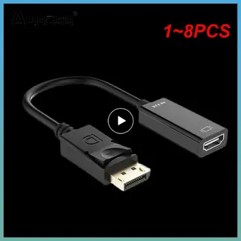 1~8PCS HDMI-ühilduv Kaabel-Kaabel Converter 4K/1080P Displayport Adapter Arvuti Sülearvuti HDTV Projektori Ekraan