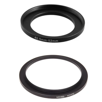 2 Tk Asendamine Metallist Filter suurendama Ringi Adapter Kaamera Moodustab 40,5 Mm-52Mm & 52Mm-58Mm