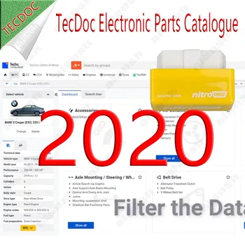 2020 TecDoc Elektrooniliste Osade Kataloogi Auto, Bussi ja Auto + nitro