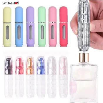 5ml Mini Korduvtäidetavaid Parfüümi Spray Pudel Alumiinium Top Konteineris Reisi Kaasaskantav Proovi Desinfitseeriva Tühi Kosmeetilised Vahendid