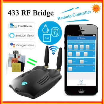 eWelink 433 RF Silla Teisendada 433MHz, et Wifi Signaal Smart Home puldiga RF Gateway Bridge Kardin Garaaž Kontrolli