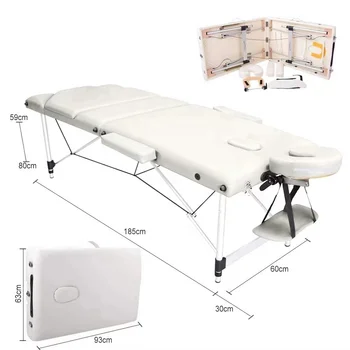Hot müük Kaasaskantav kokkupandav tätoveering ilu massaaž voodi kõrge kvaliteedi spa moxibustion voodi massaaž tabel
