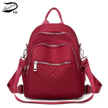 Juhuslik naine seljakott väikeste reisi seljakott mood mini seljakott daamid õla kott punane must seljakott koolikotti tüdruk kingitus