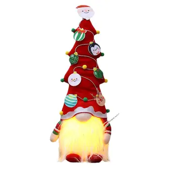 Jõulud Elf Doll Gnome Led Valgus jõulukaunistused Kodu Jõulud Uus Aasta Laste Kingitused