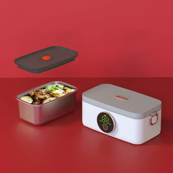 Kaasaskantav elektriküte Lunch Box Traadita USB-Laetav Tasuta-vesi Lunch Box 16000mAh 1L Lunch Box Soojemaks Toit