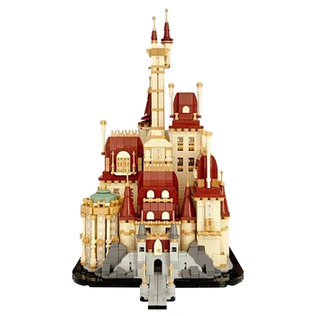KES Muinasjutte Kaunitar ja Koletis Printsess ' s Magic Castle ehitusplokid Set Kääbus Lossi Mudel Tüdrukute Sünnipäev Kingitused