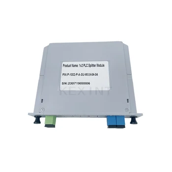 KEXINT 1:2 SC/UPC ühemoodilisi G657A1 FTTH LGX Kaardi Tüüp Fiber Optiline PLC Splitter
