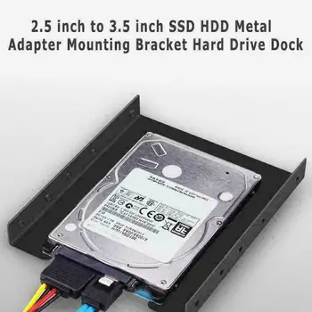 Kõvaketta Sahtel Metallist 2.5-tolline 3,5-tolline SSD kõvaketas Paigaldus Metallist Hoidiku Adapter