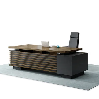 L Kuju Disain Office Manager Puidust Laud Mööbel TEGEVJUHT Laua Must Arvuti Laud Kirjutuslauad