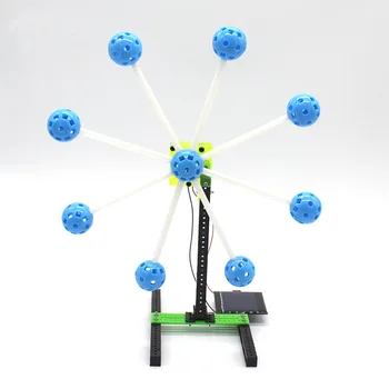 Loov Teadus Katse DIY Päikeseenergia Ferris Wheel Käsitöö Mänguasjad, Lapsed Puzzle kokku pandud Komplektid Füüsilise õppematerjale
