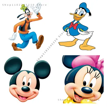 Lõuend Värvimine Disney Miki Hiir Iseloomu Cartoon Seina Art Plakat Riie Trükkida Kangast, Elutuba, Tuba Decor Kodu Kaunistamiseks