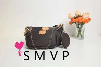 [Made in Hiina] Luxury boutique SMVP brändi mood vabaaja naiste kott (sidur kott) (õla kott) uus klassikaline naiste kott