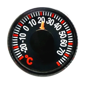 Mini Ringi Läbimõõt 27mm Plastikust Osuti Kraadi Termomeetri Kodust Väljas Auto Leibkonna Temperatuuri Mõõta Gague