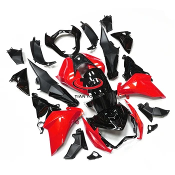 Mootorratta Täis Voolundi Komplekt Kawasaki Z800 2013-2014-2015-2016 Süsti Kere Cowling Tahke punane ja must värvid
