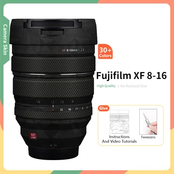 Näiteks Fujifilm 8 16mm Naha XF 8-16mm F2.8 Objektiiv Nahaga Anti-Scratch Kaitsev Kleebis Wrap Nahk Rohkem Värve