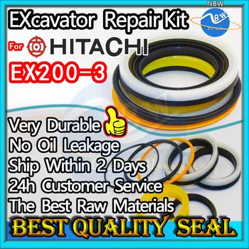 Näiteks Hitachi EX200-3 Repair Kit Ekskavaator Õli Pitsat Kaevaja Clamshell Kühveldada Reguleerida Kiik Käik Center Ühine Tihend Nitrile NBR Nok