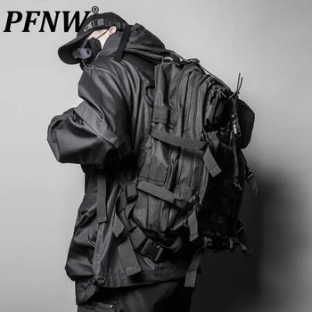 PFNW Meeste Uus rasketööstuse Funktsionaalne Darkwear töövahendite Seljakott Sport Väljas Suure Mahutavusega Veekindlad Kotid 12Z2204