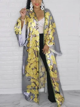 Rand Kate Ups Naiste 2023 Elegantne Kimono Pareo Gold Flower Ujumistrikoo Cape Pluss Suurus Swiimsuit Puhkus Beachwear trikoo