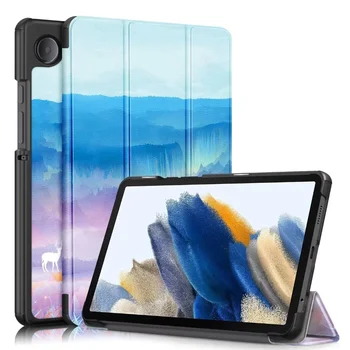 Samsung Galaxy Tab A9 2023 Juhul 8.7 tolline Magnet Tri-Tagaistme PU Nahk Seista Kate Galaxy Tab A9 SM-X110 X115 Tablett