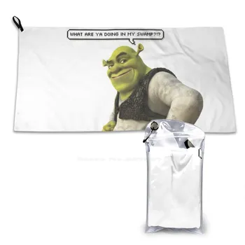 Shrek Pehme Microfiber Kangas Nägu Rätikuga, Mis On Ya Teevad Minu Soo Shrek On Armastus Shrek On Elus Dreamworks Lapsed Filmi