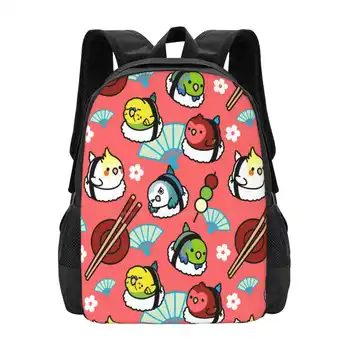 Sushi Aega Cody Lovebird & Sõbrad Hot Müük Seljakott Fashion Bags Mochi Sushi Nigiri Armas Kawaii Parrotlet Lovebird