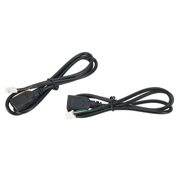 Vastupidav Auto USB Adapter Auto USBAdapter pikendusjuhe Asendamine Must Kanda-vastupanu Pesa Laiendamise Osas Stereo