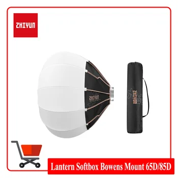 Zhiyun Laterna Softbox 65D 85D Bowen Mount Valgust Hajutavad Valgust Töötleja jaoks Molus G60 X100 Filmitegemine LED Video Valgus