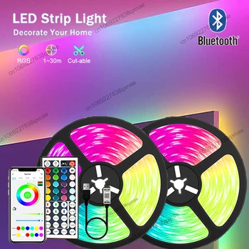 1m 3m 5m 10m 20m 30m LED Riba Valgustus RGB-Lindid LED-Tuled Tuba Decor Bluetooth SMD5050 LED TV Taustvalgustuse Värv Jää Tuled