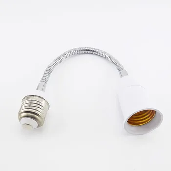 28cm E27 LED Lamp Base Pesa Paindlik Pikendamine võttes Omanik Muundurid E27 E27, et Socke Lamp Adapterr ELI ja USA Pistik, LED