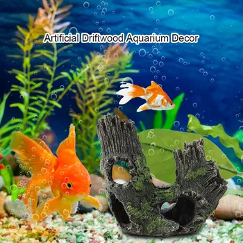 Akvaariumi Driftwood Teenetemärgi Kunstlikest Vaikudest Puutüvi Kala Tank Kaunistused