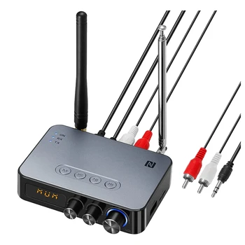 Bluetooth-Audio Adapter Bluetooth 5.1 Saatja-Vastuvõtja TV-Home Stereo Wireless Audio Adapter Koos puldiga