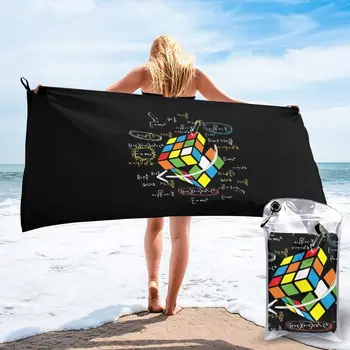 Matemaatika Rubik Rubix Rubics Mängija Cube Matemaatika Armastavad Täieliku Kiire kuiv Rätik Surf Kaasaskantav Beach Tekk