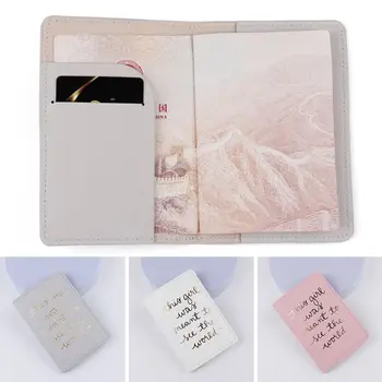 Paar Lovers Lihtne Kiri Print ID Krediitkaardi Kott Rahakoti Käekotti Passi Omaniku Passi Kate