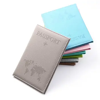 PU Leather Protector Kate Rahakott Krediitkaardi Passi Omanik Reisi Tarvikud Passi Katta ID-Kaardi Puhul