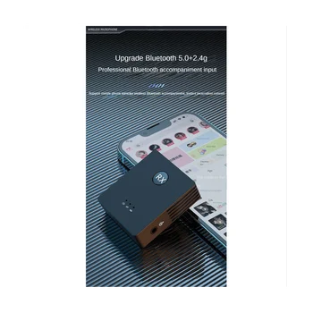S9 2.4 GHz Traadita Lavalier Mikrofon Mic-Saatja-Vastuvõtja Telefon DSLR Kaamera Nutitelefonide ja Tahvelarvutite