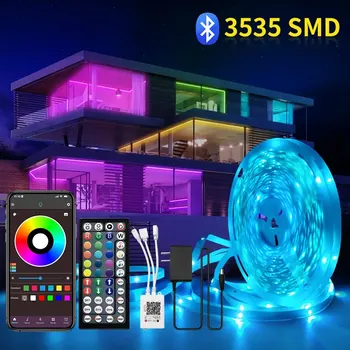 Smart LED Valgus RGB Lindi Paindlik Lamp 24V DC SMD 3535 Diood Lindi Bluetooth APP Kontrolli Koju, Tuba Decor TV BackLight